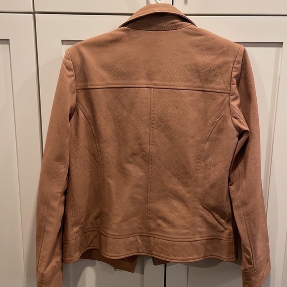 Storm & Marie Denmark Caramel Leather Jacket - Picture 6 of 15